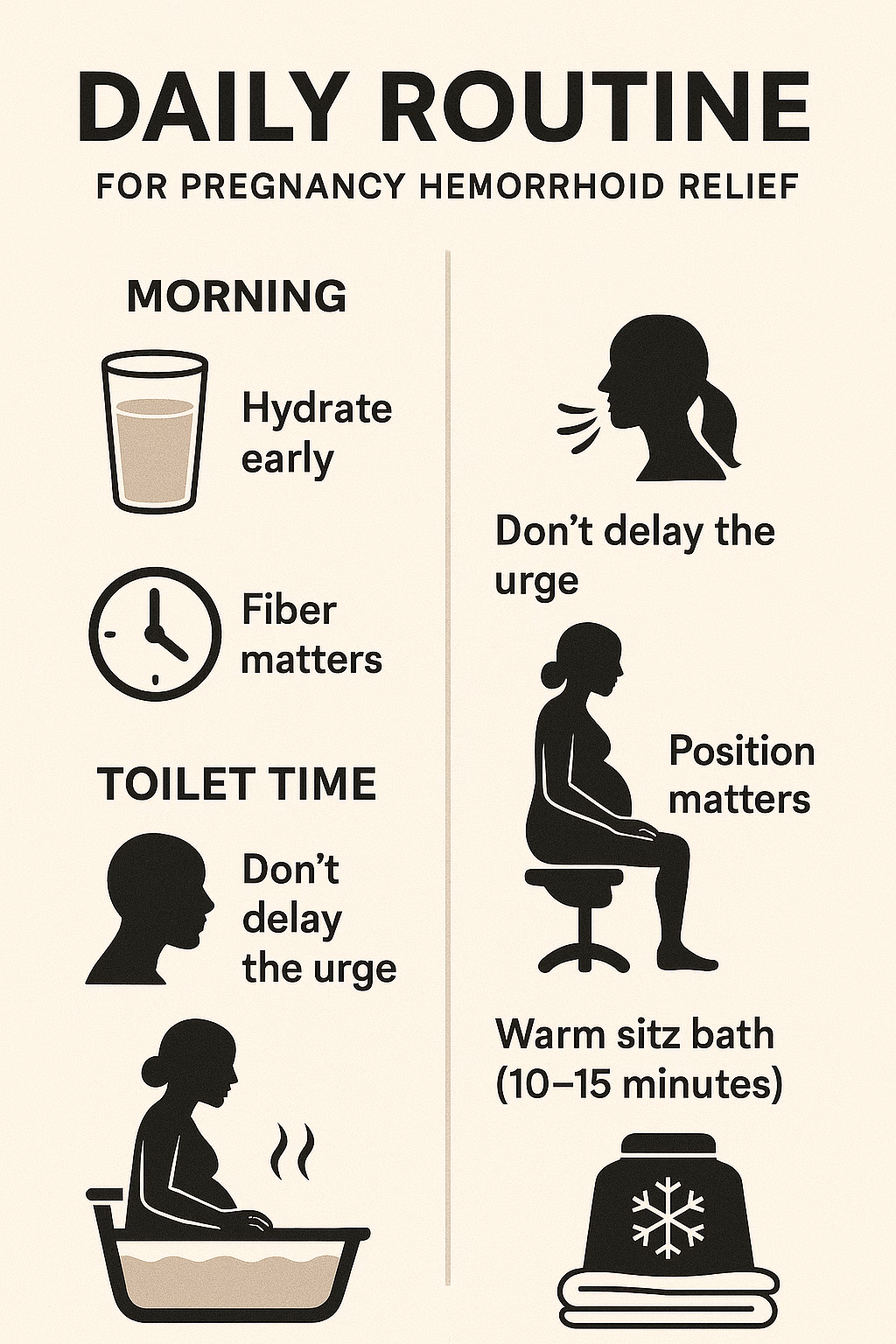 Pregnancy Relief Info Graphic